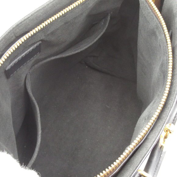 Flower Zipped PM Monogram canvas Black Shoulder Bag - Picture 5 of 9